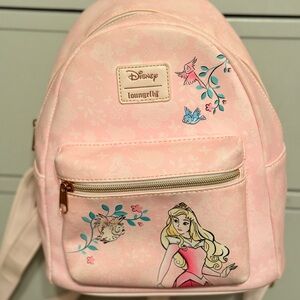 Loungefly Disney Aurora Pink and Blue Bag